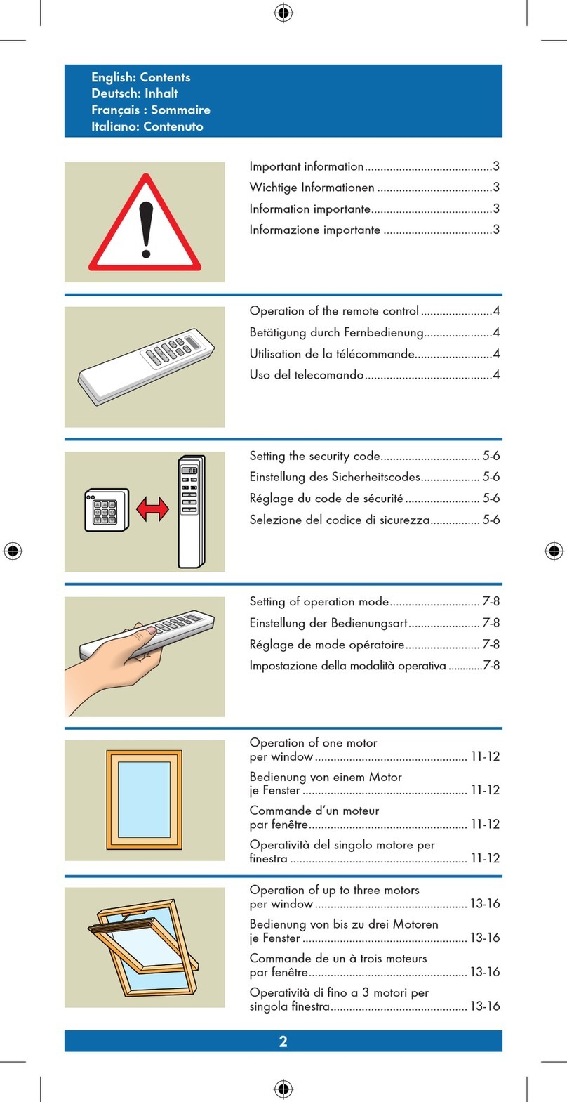 Velux WLR 100 manual