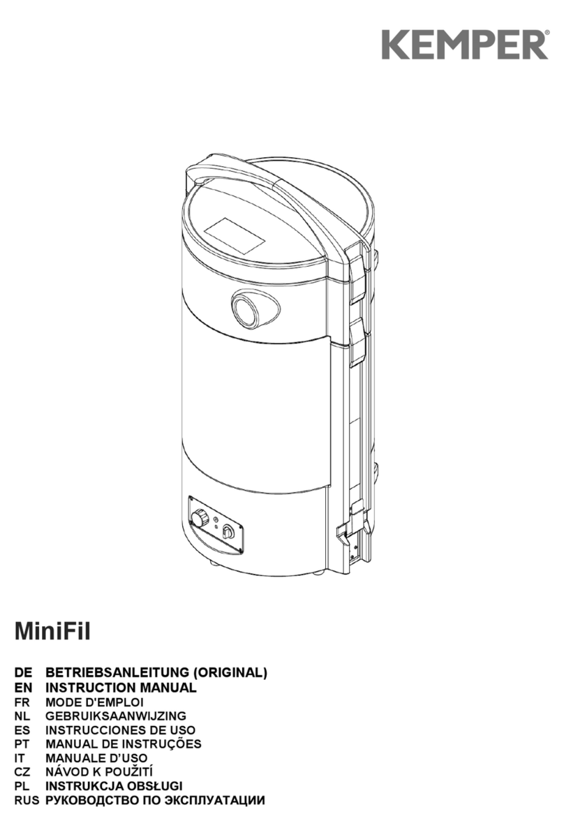Kemper MiniFil User manual