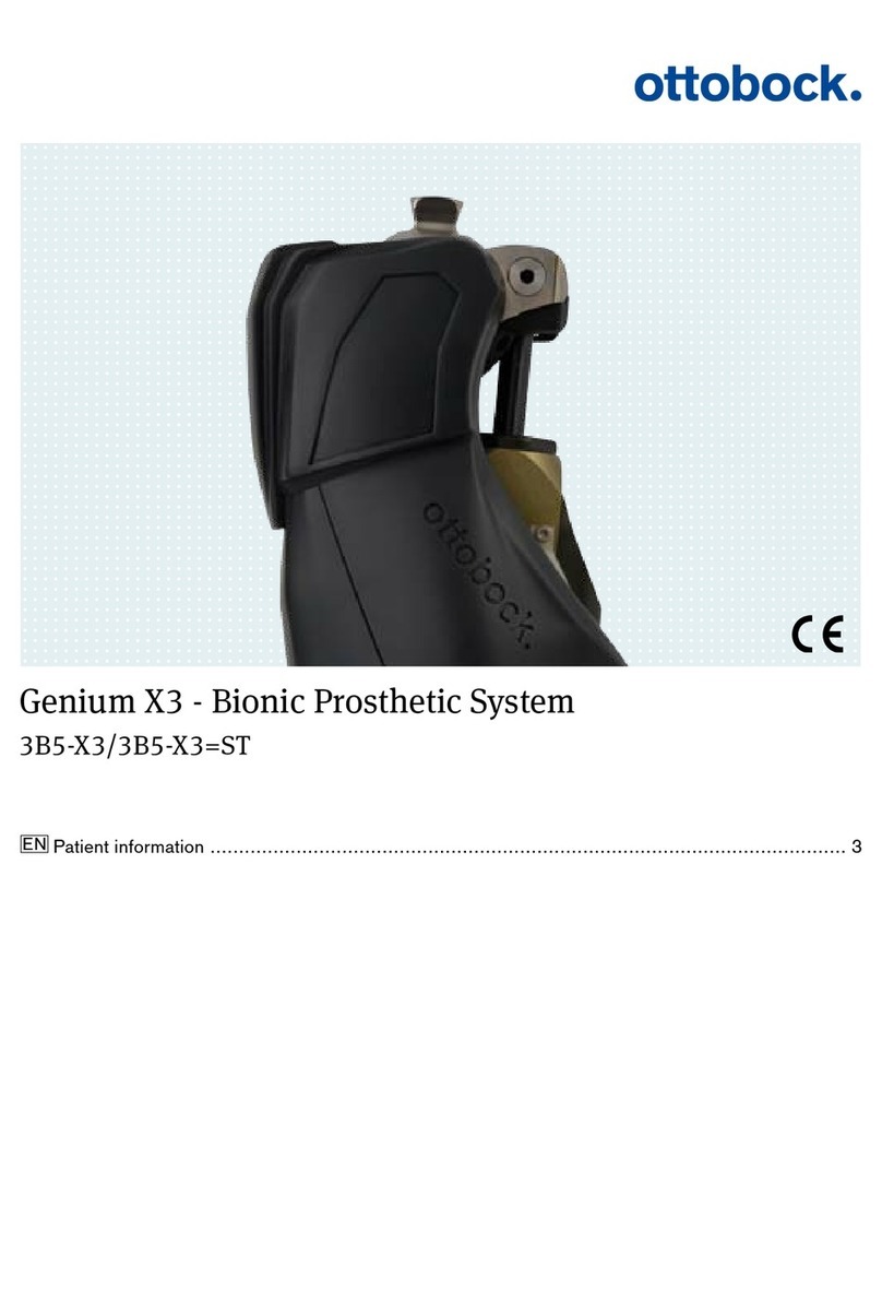 Otto Bock Genium X3 Series Patient Information