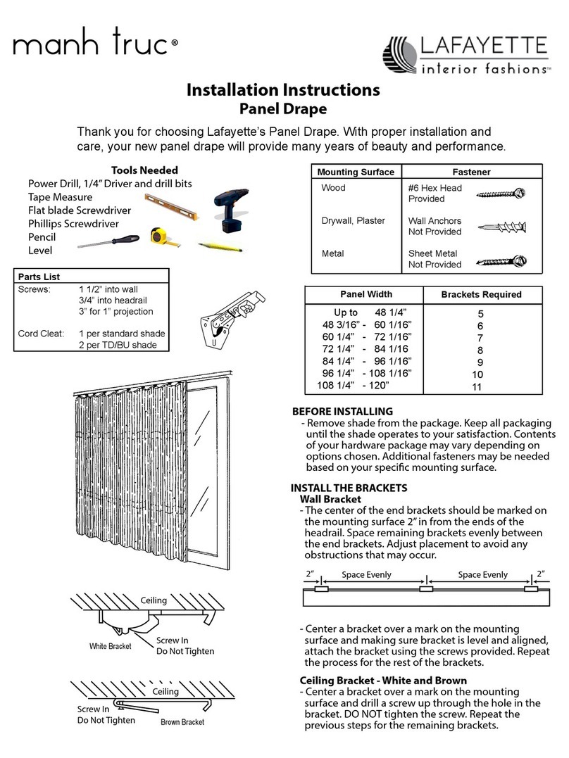 Lafayette Manh Truc installation instructions