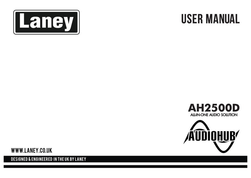Laney Audiohub Venue AH2500D user manual