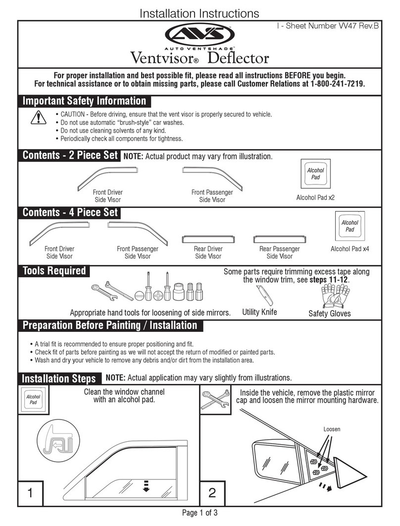 AVS Ventvisor User manual