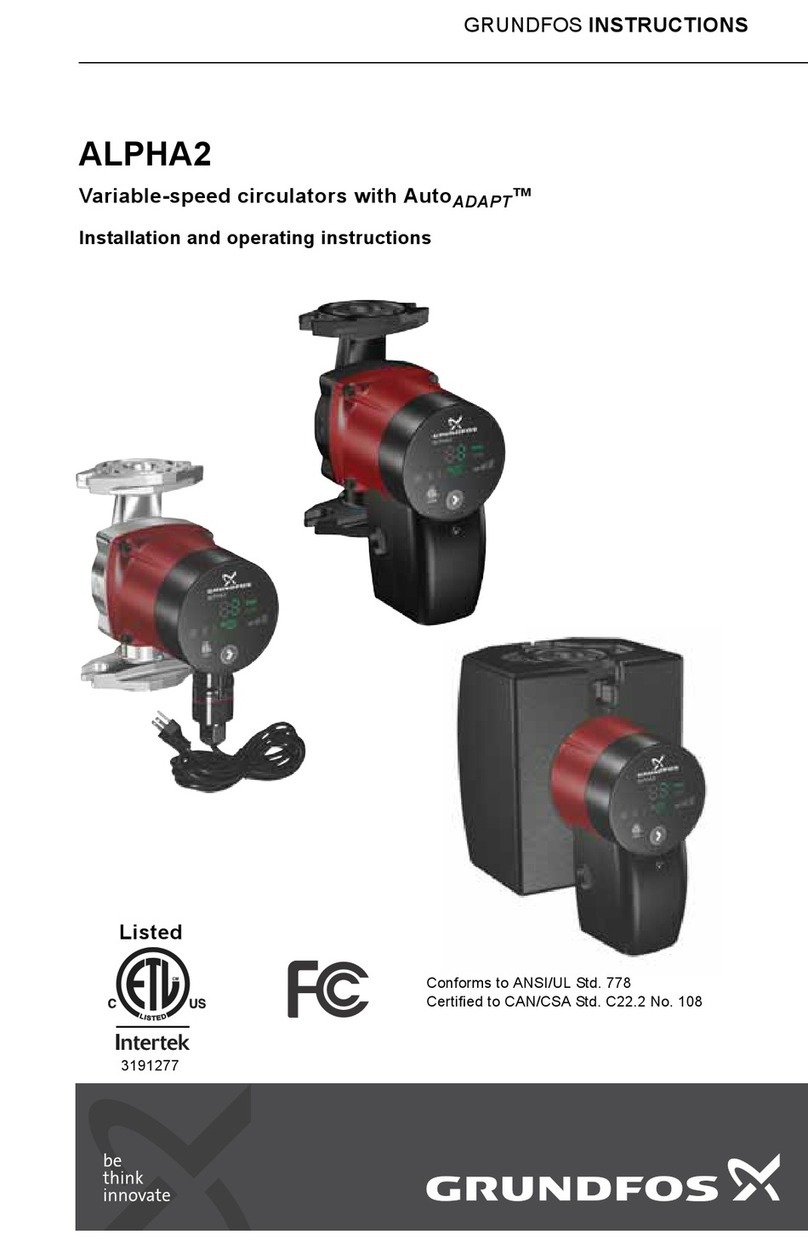 Grundfos alpha2 l Installation and operating instructions Grundfos alpha2 l Installation and operating instructions