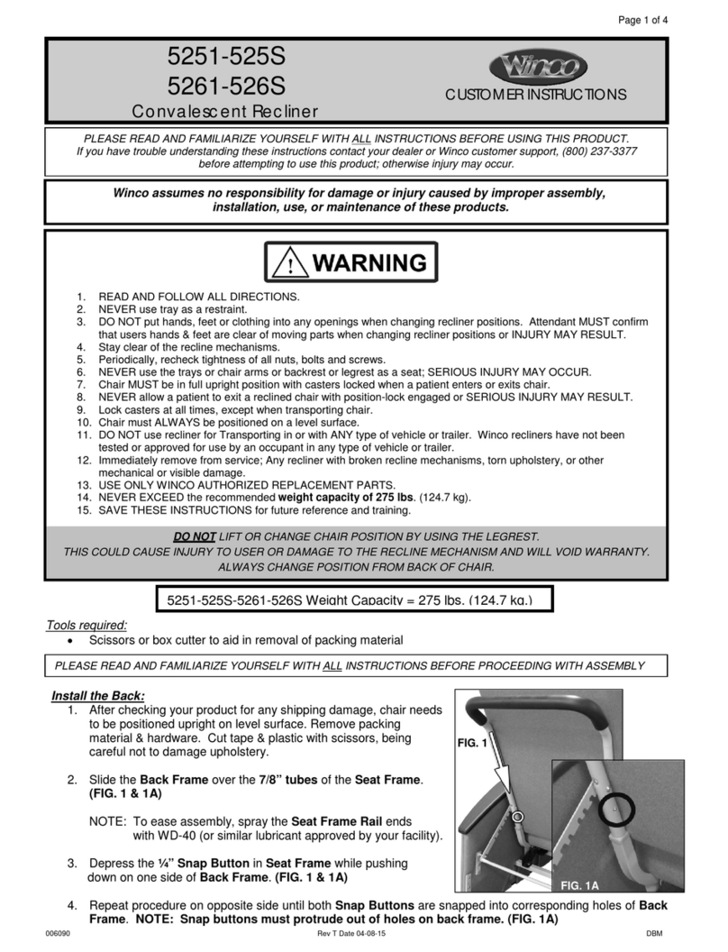 Winco 5251-525S Reference guide