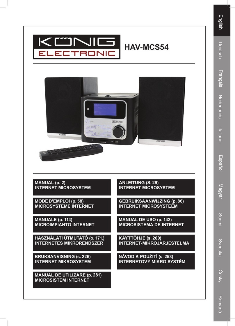 König HAV-MCS54 manual