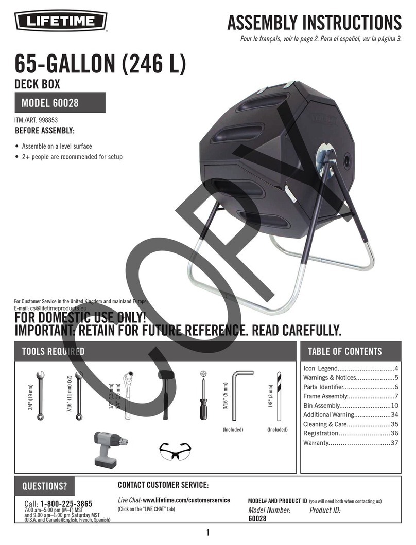 Lifetime 60028 Assembly instructions