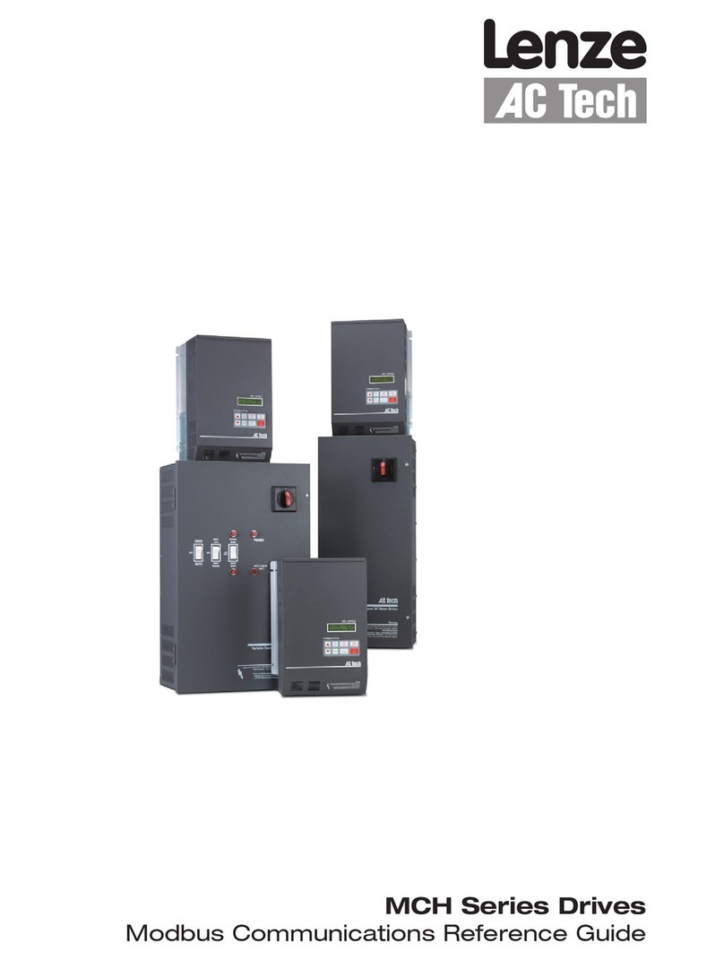 Lenze AC Tech MCH Series User manual