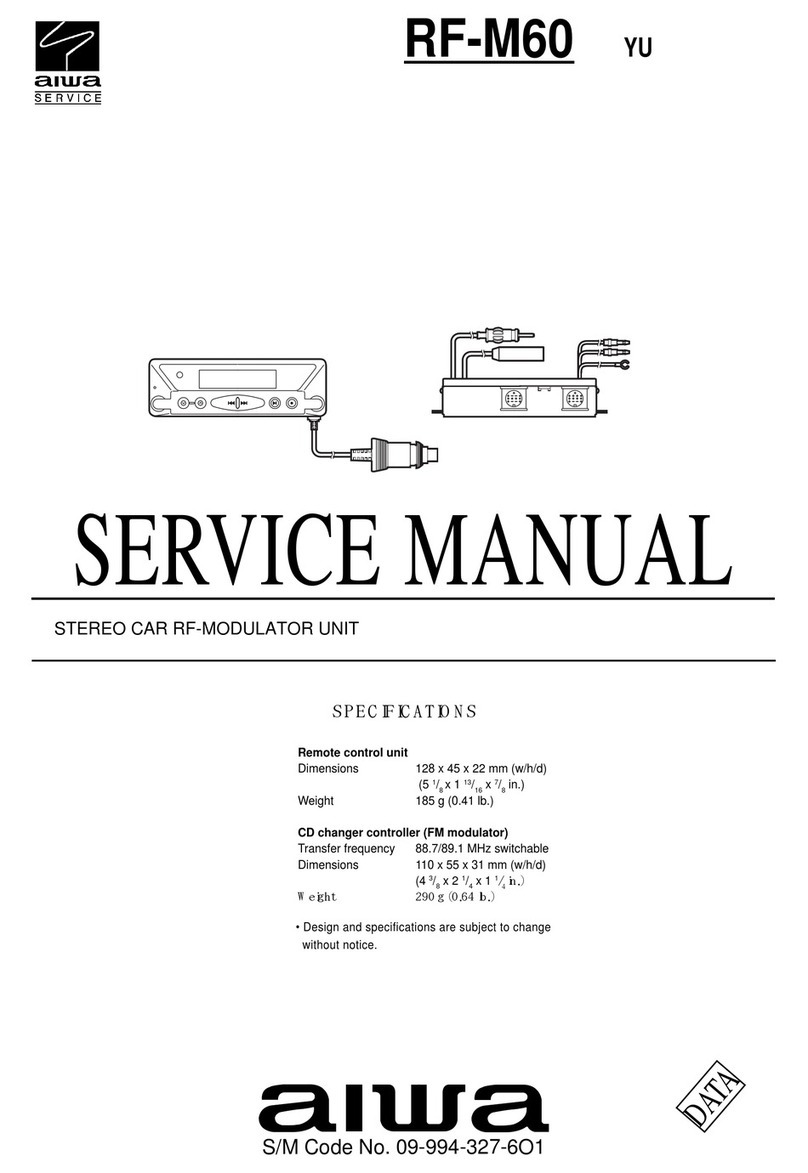 Aiwa RF-M60 User manual