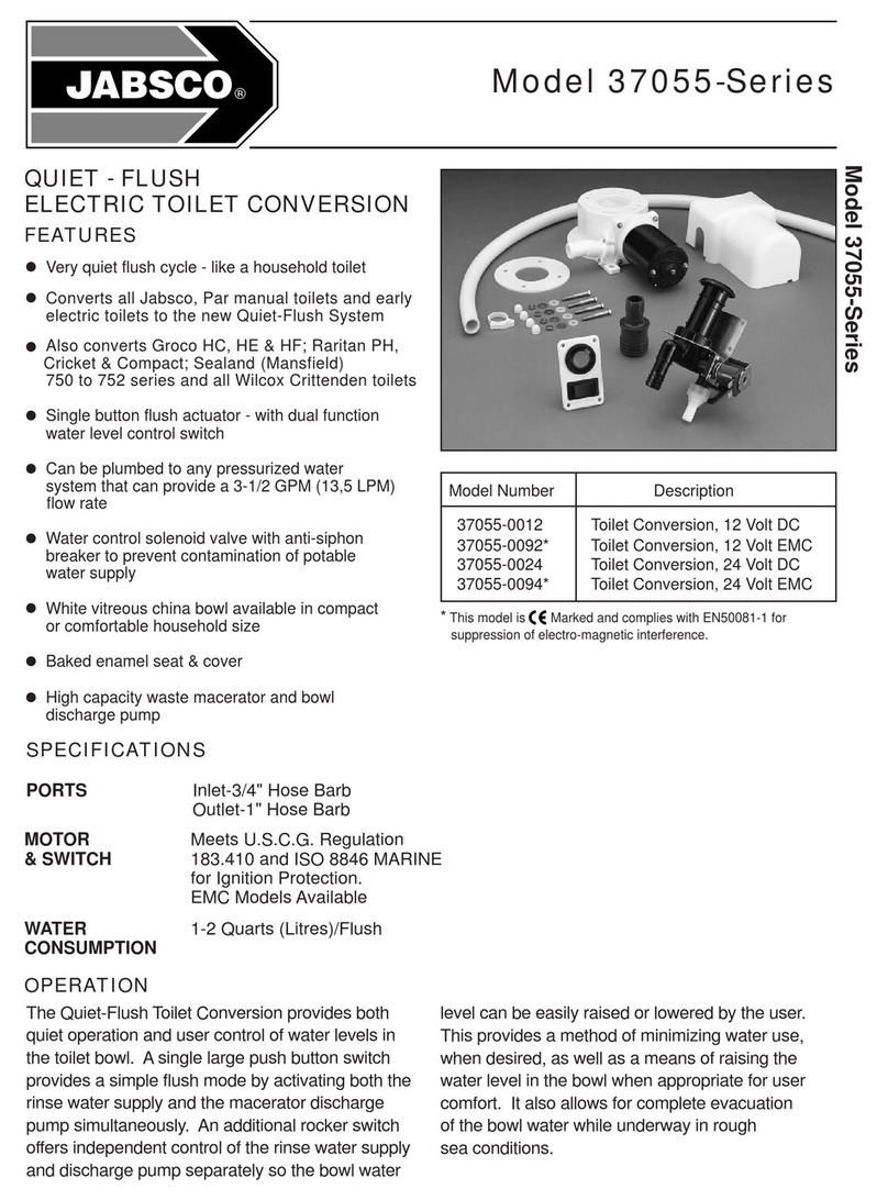 JABSCO 37055 Series quick start guide