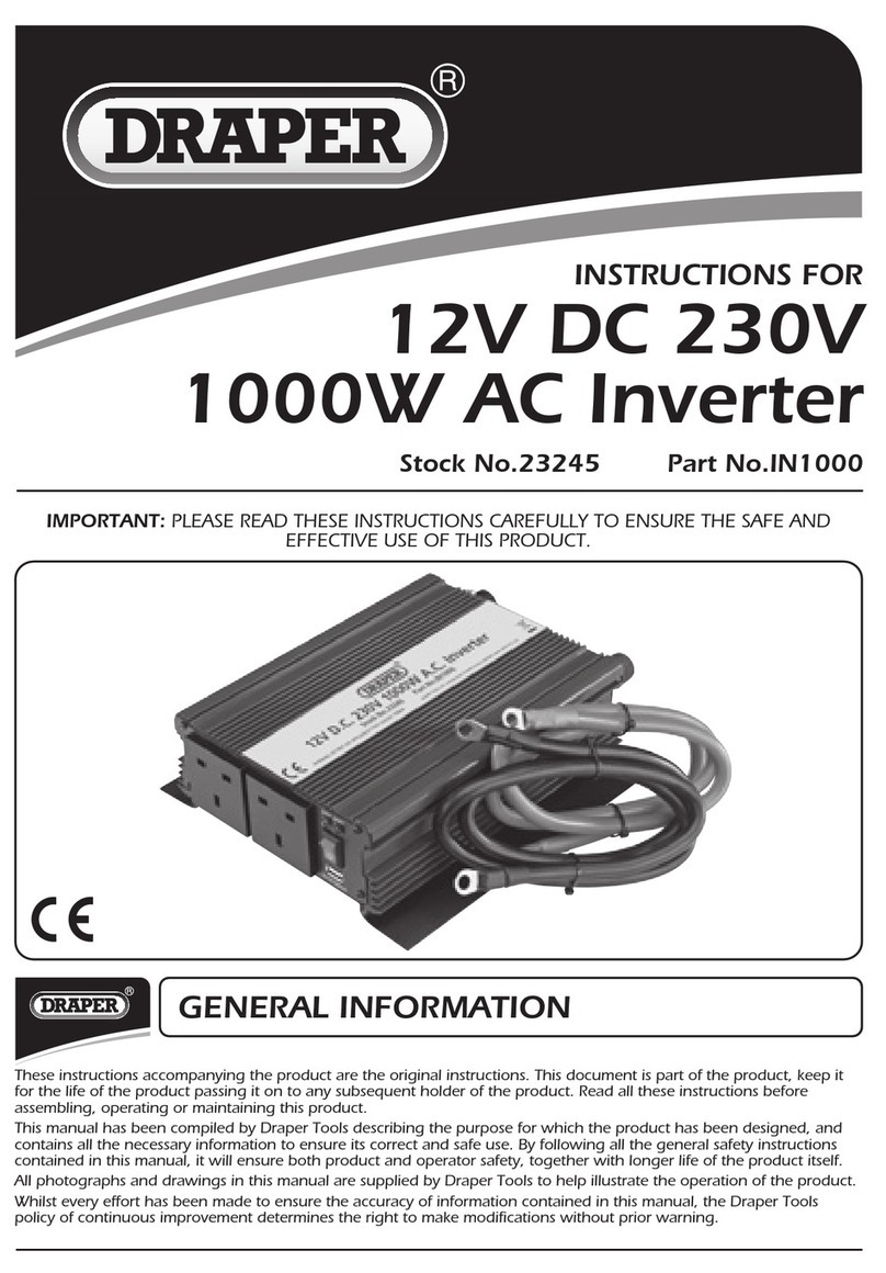 Draper IN1000 instructions