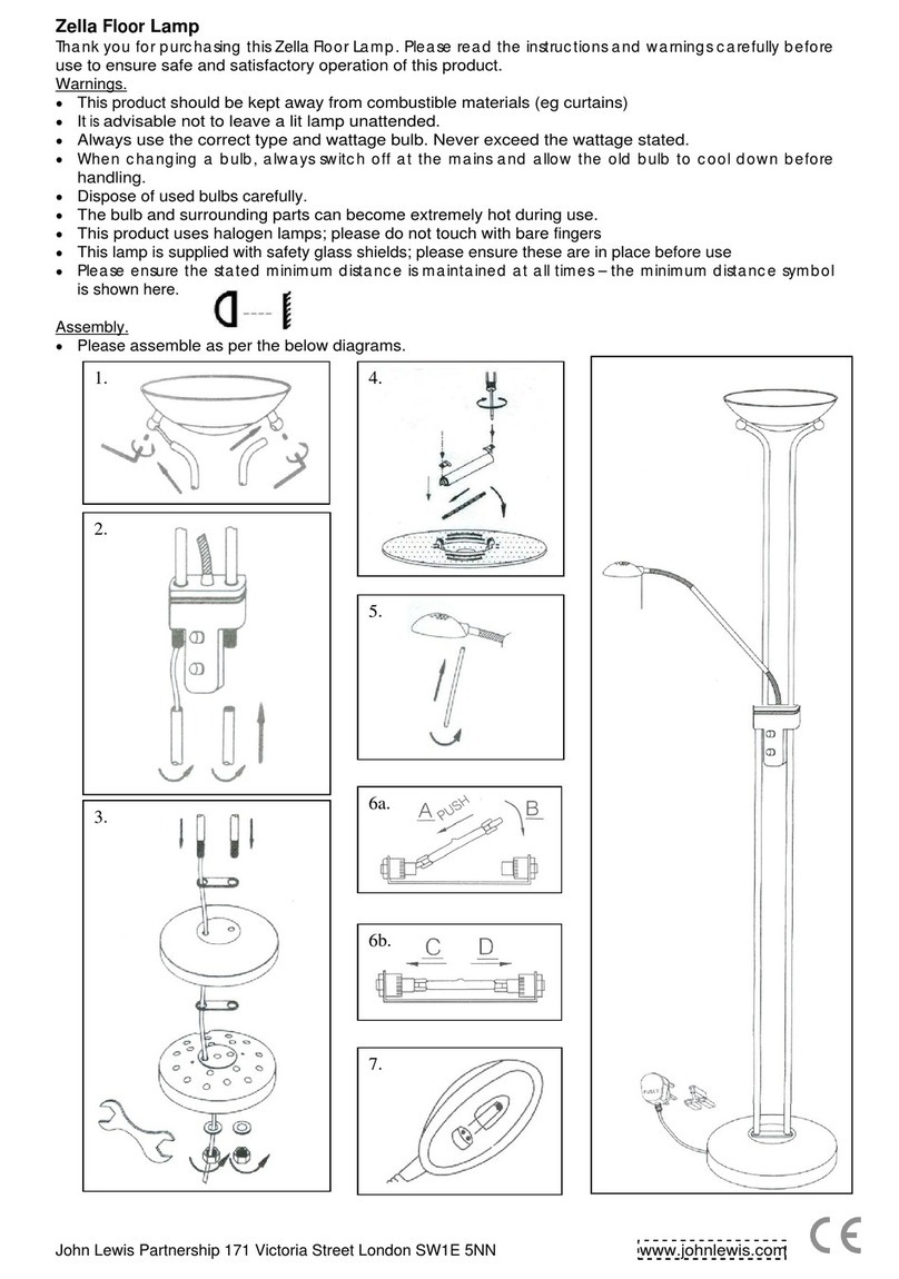 John Lewis Zella instruction manual