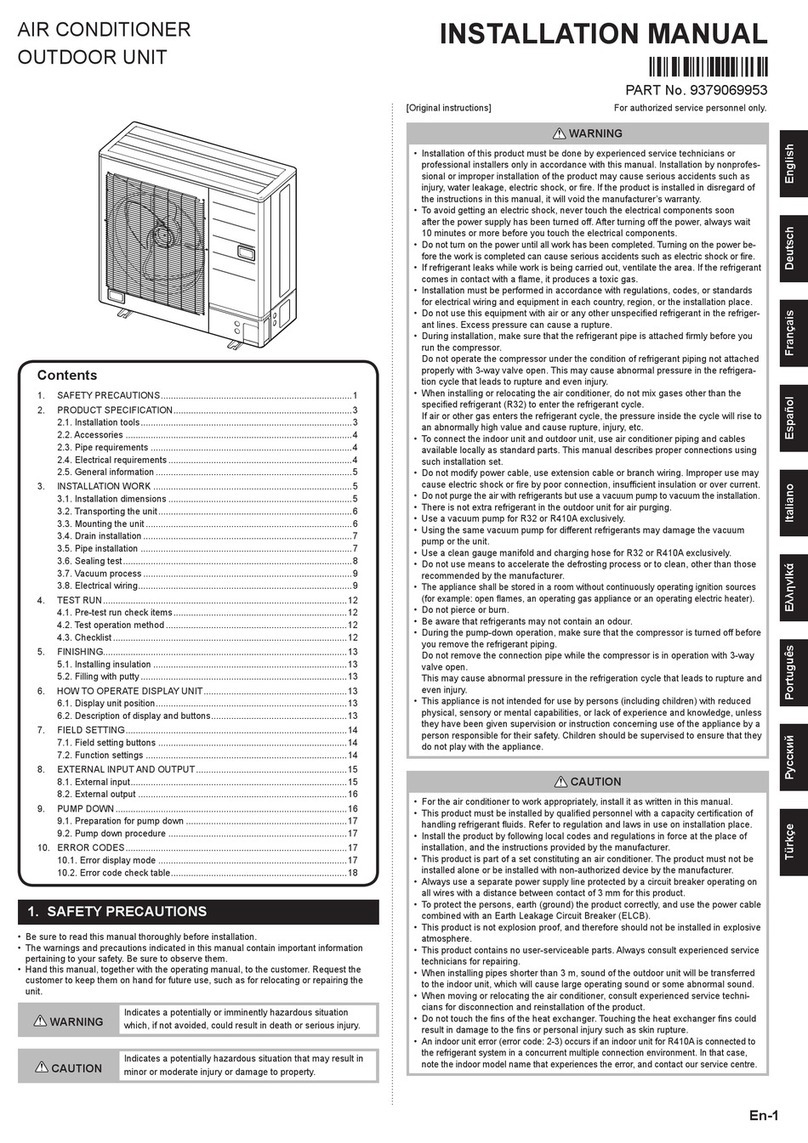 Cairox AOYG-KQTA installation manual