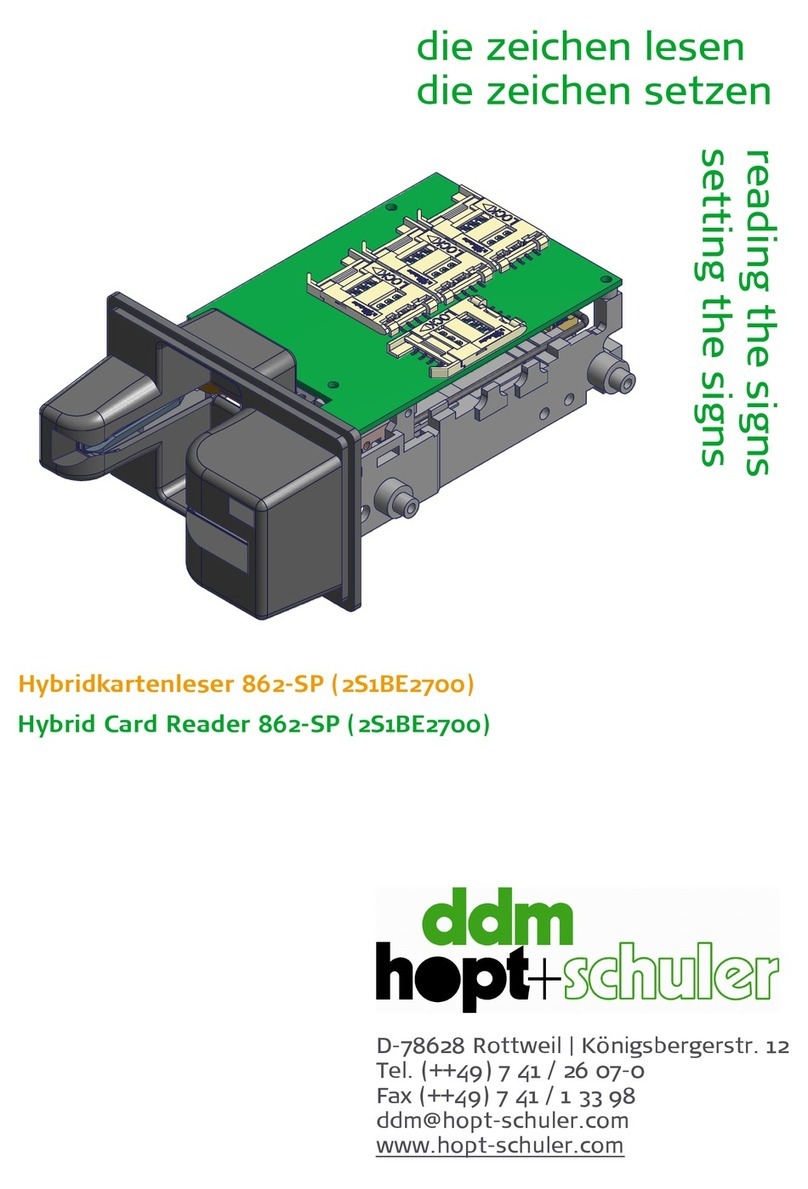 ddm hopt+schuler 862-SP manual