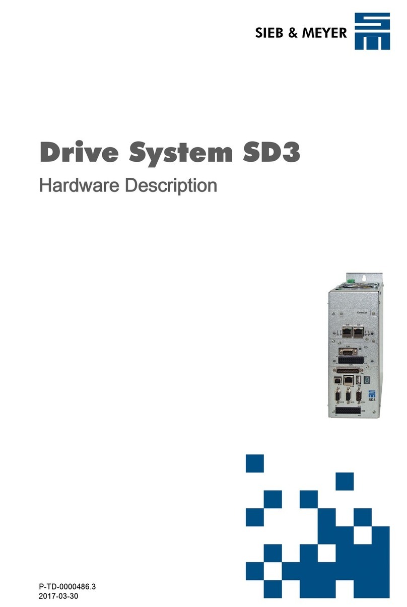 SIEB & MEYER Drive System SD3 Series Hardware description SIEB & MEYER Drive System SD3 Series Hardware description