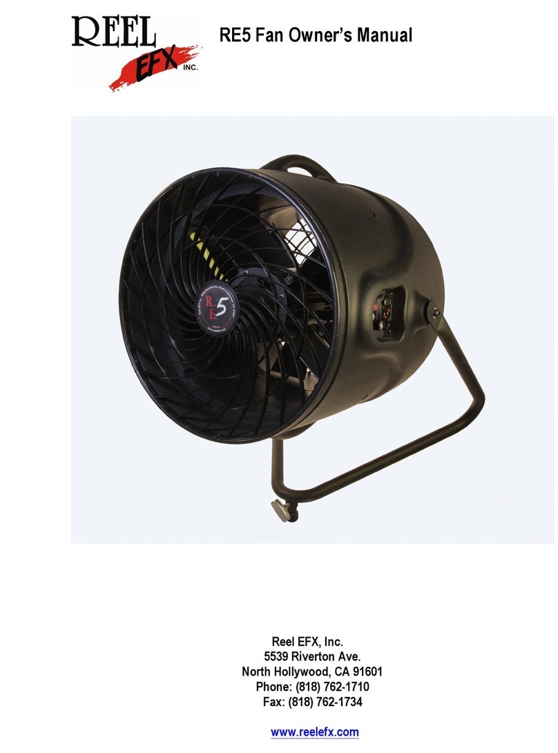 Reel EFX RE5 owner's manual