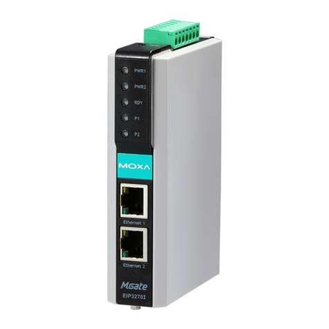 Moxa Technologies MGate EIP3170 User manual