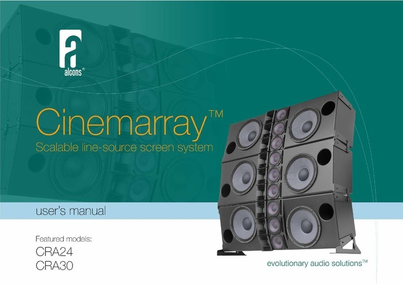 Alcons Cinemarray CRA24 user manual