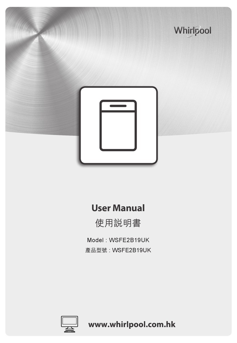 Whirlpool WSFE2B19UK user manual