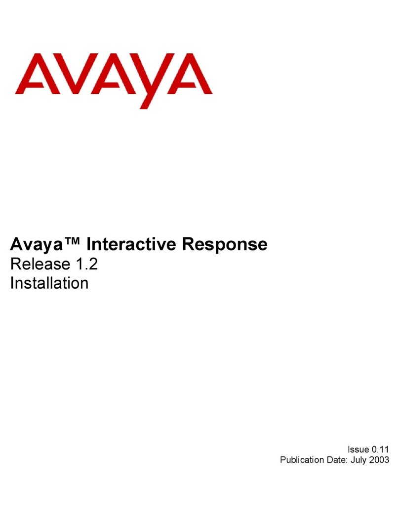 Avaya Interactive Response Installation