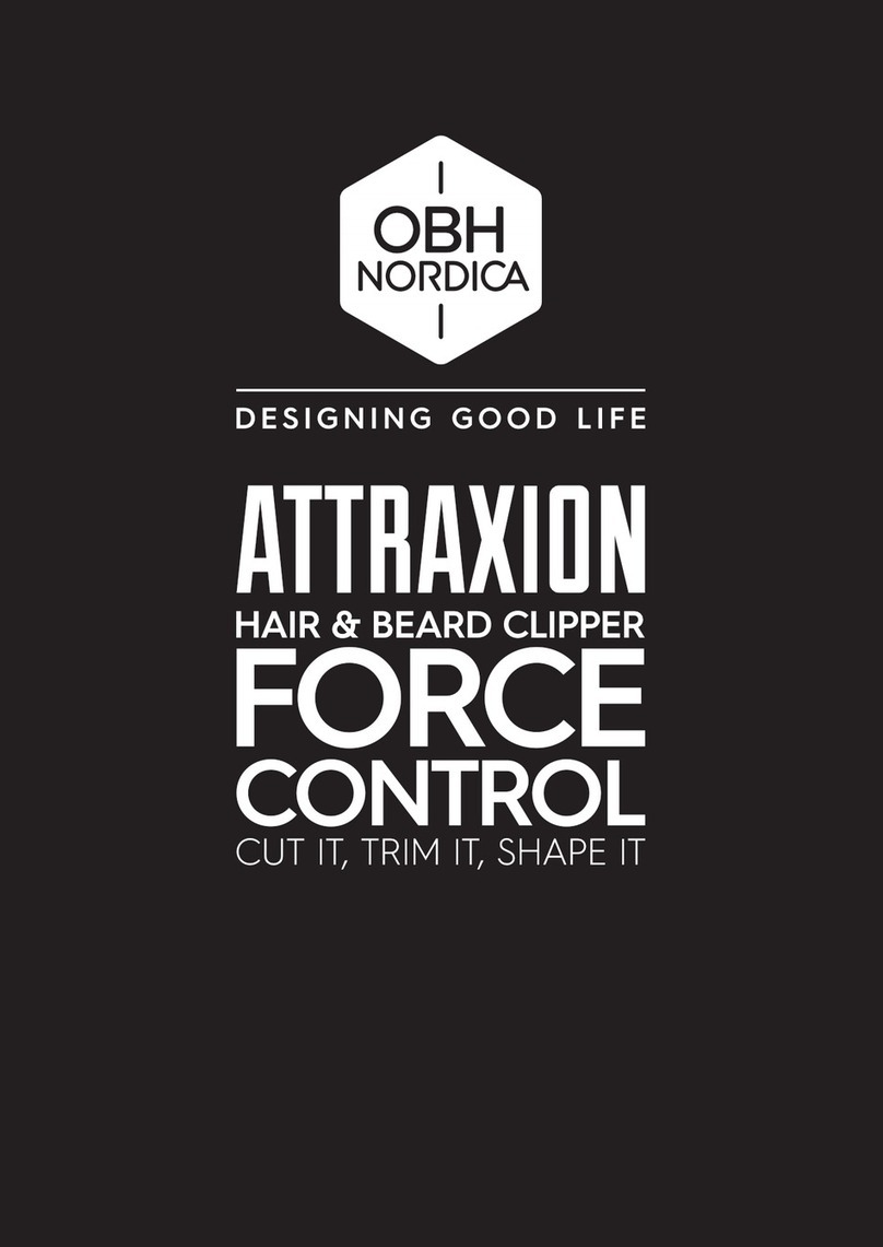 OBH Nordica Attraxion Force Control instruction manual