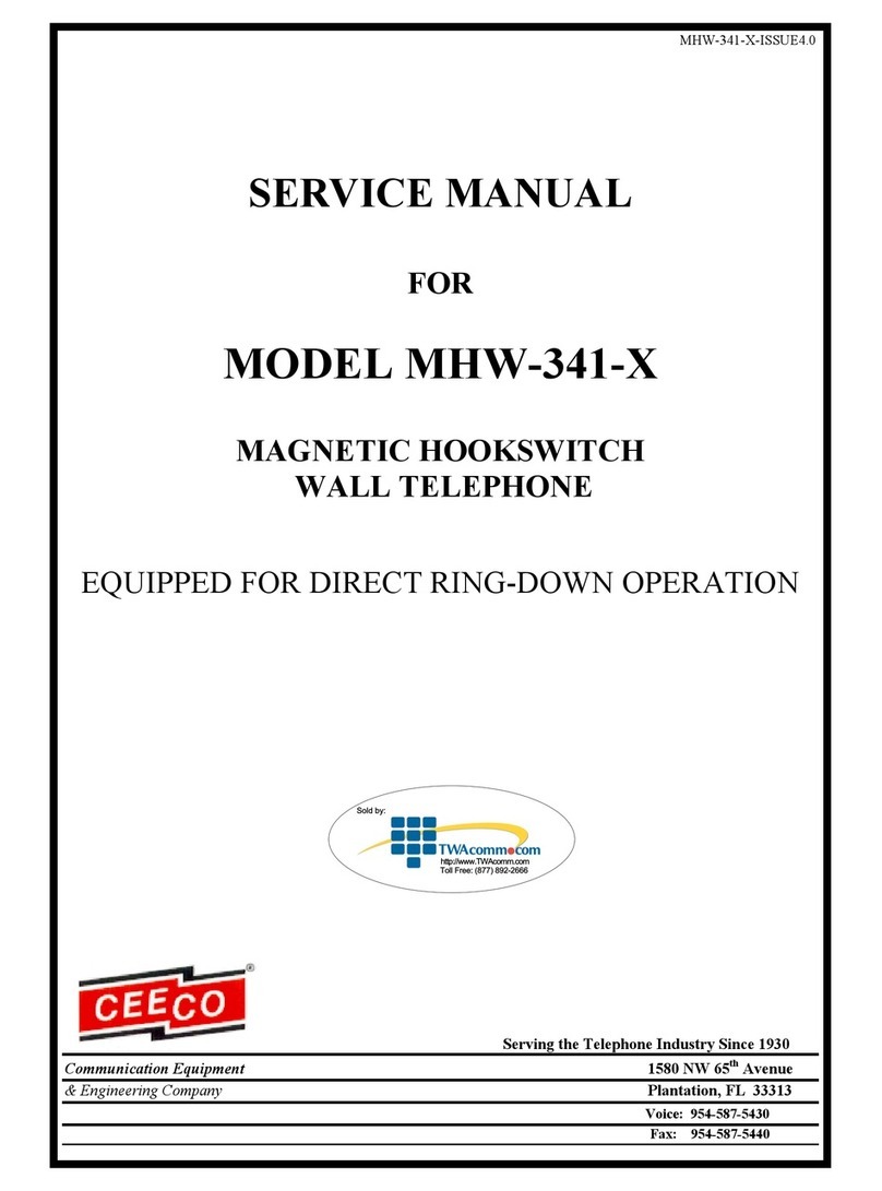 CEECO MHW-341-X User manual