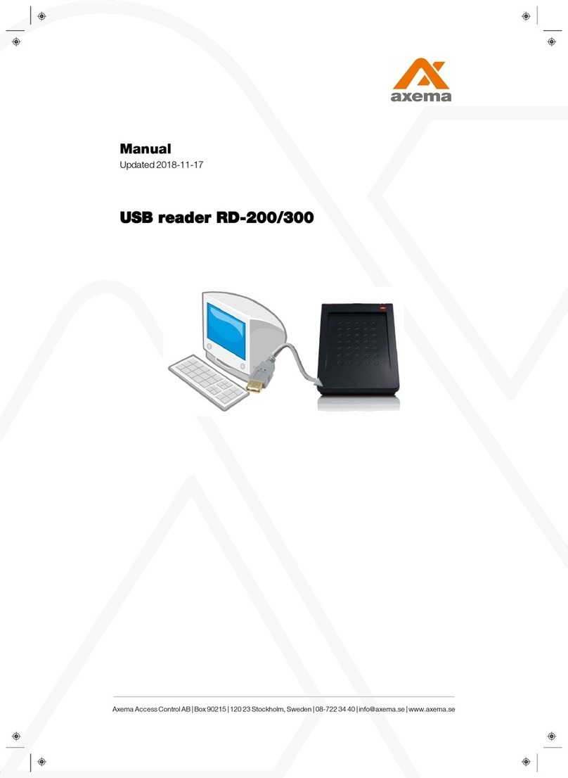 Axema RD-200 manual