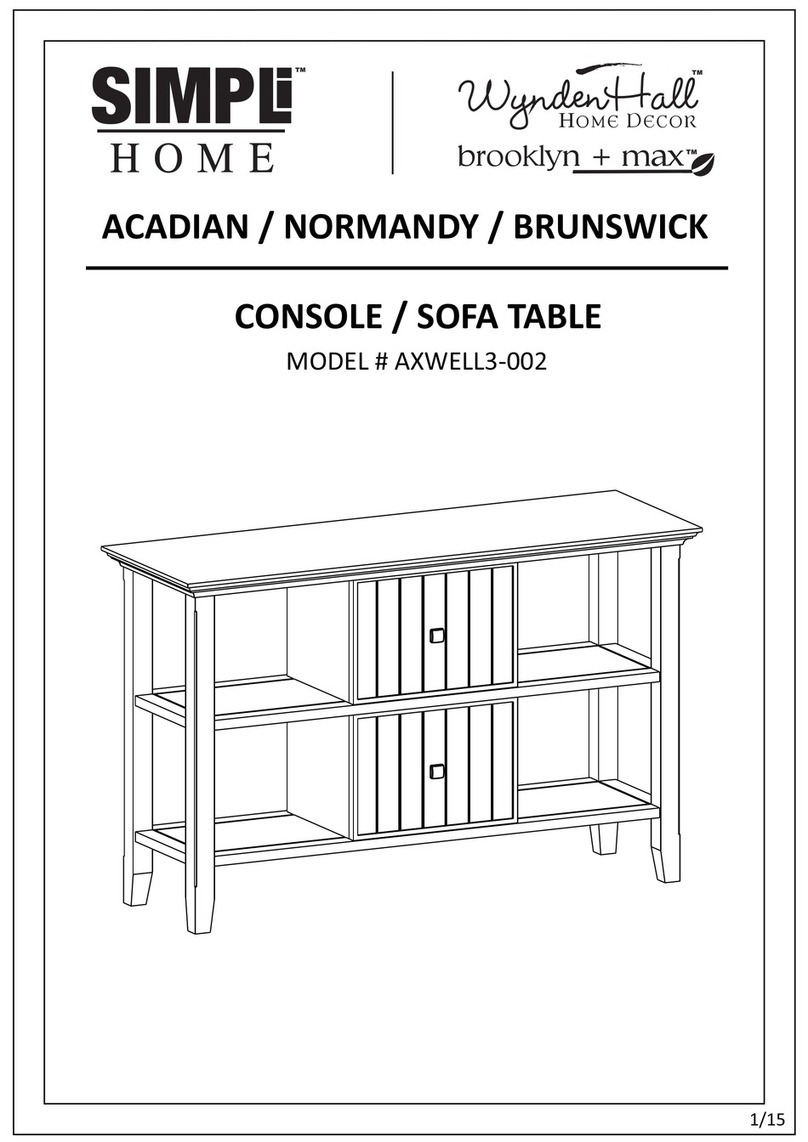 Simpli Home AXWELL3-002 User manual