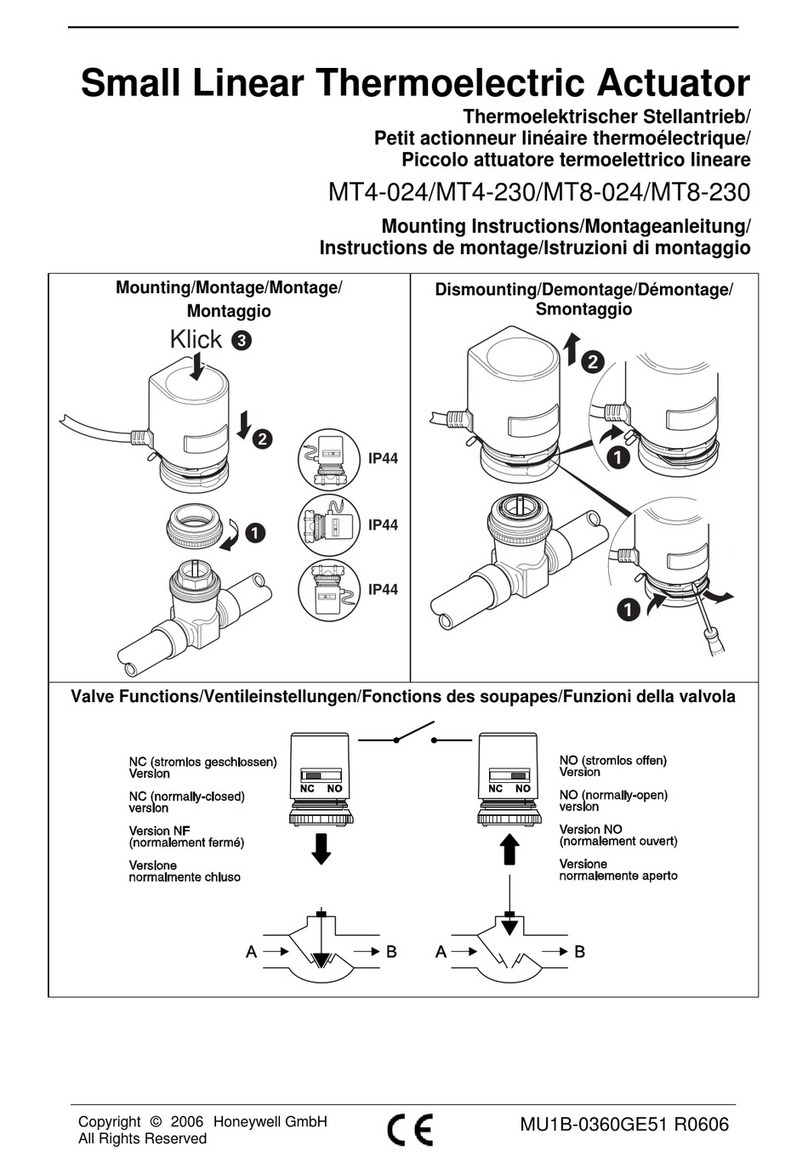 Honeywell MT4-024 User manual