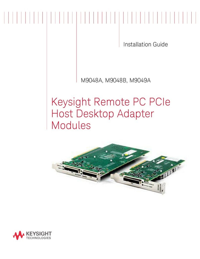 Keysight Technologies M9048A installation guide Keysight Technologies M9048A installation guide
