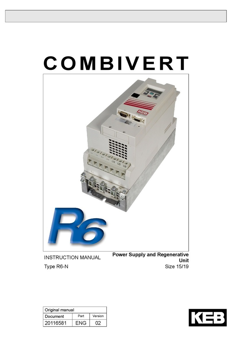 KEBCO Combivert R6 instruction manual