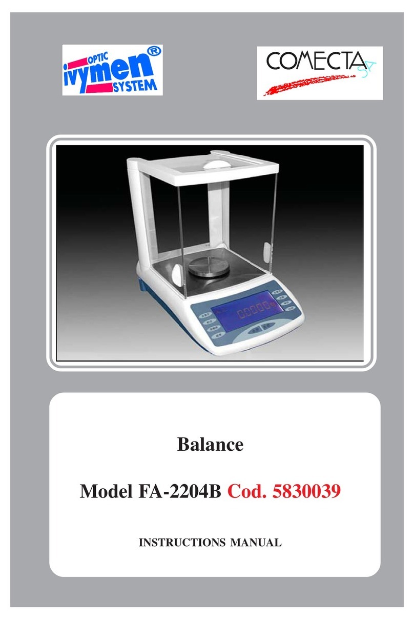 Comecta FA-2204B instruction manual