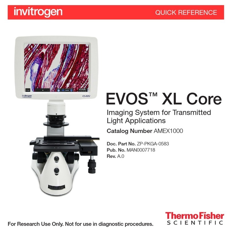Thermo Scientific invitrogen EVOS XL Core User manual
