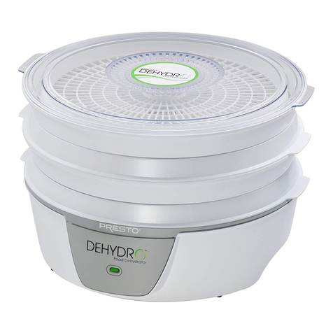 Presto Dehydro instructions