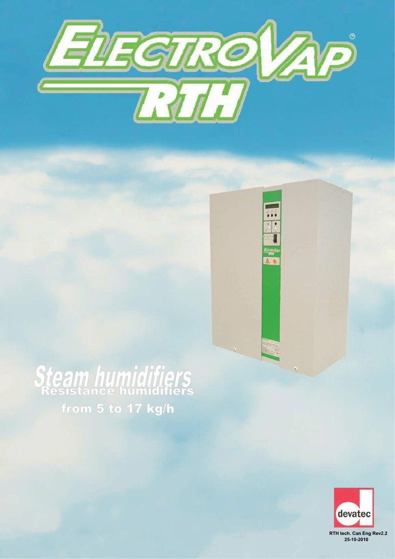 Devatec ElectroVap RTH Series User manual Devatec ElectroVap RTH Series User manual