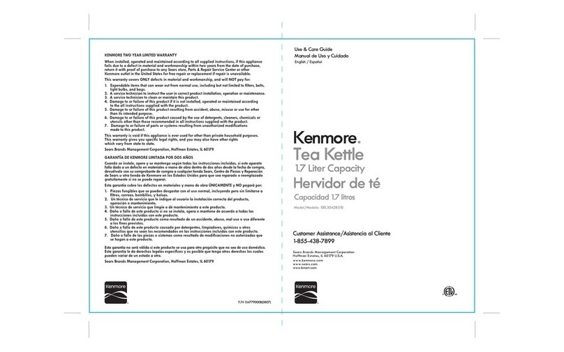 Kenmore 100.30428310 Use & care guide