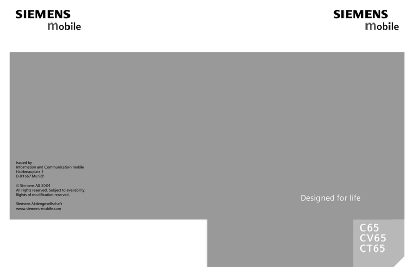 Siemens Mobile C65 User manual Siemens Mobile C65 User manual