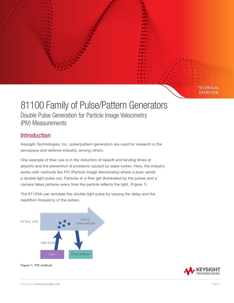 Keysight Technologies 81100 Series Installation guide
