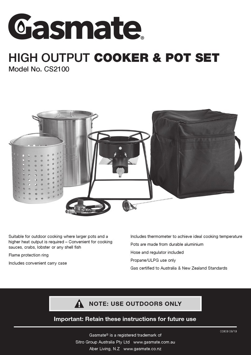 Gasmate CS2100 User manual