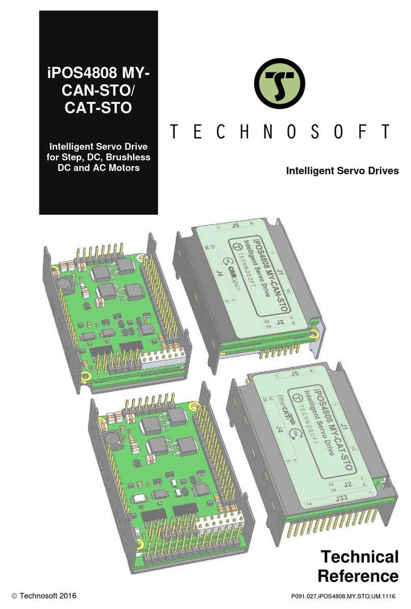 Technosoft iPOS4808 MYCAN-STO Use and care manual