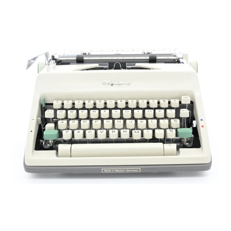 Olympia SM 9 User manual