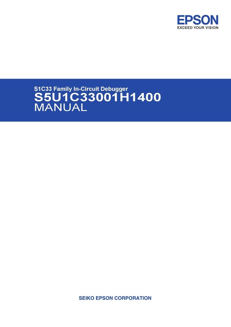 Epson S5U1C33001H1400 manual