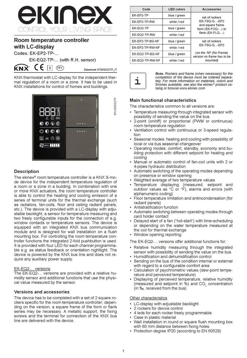 Ekinex EK-EQ2-TP- Series manual