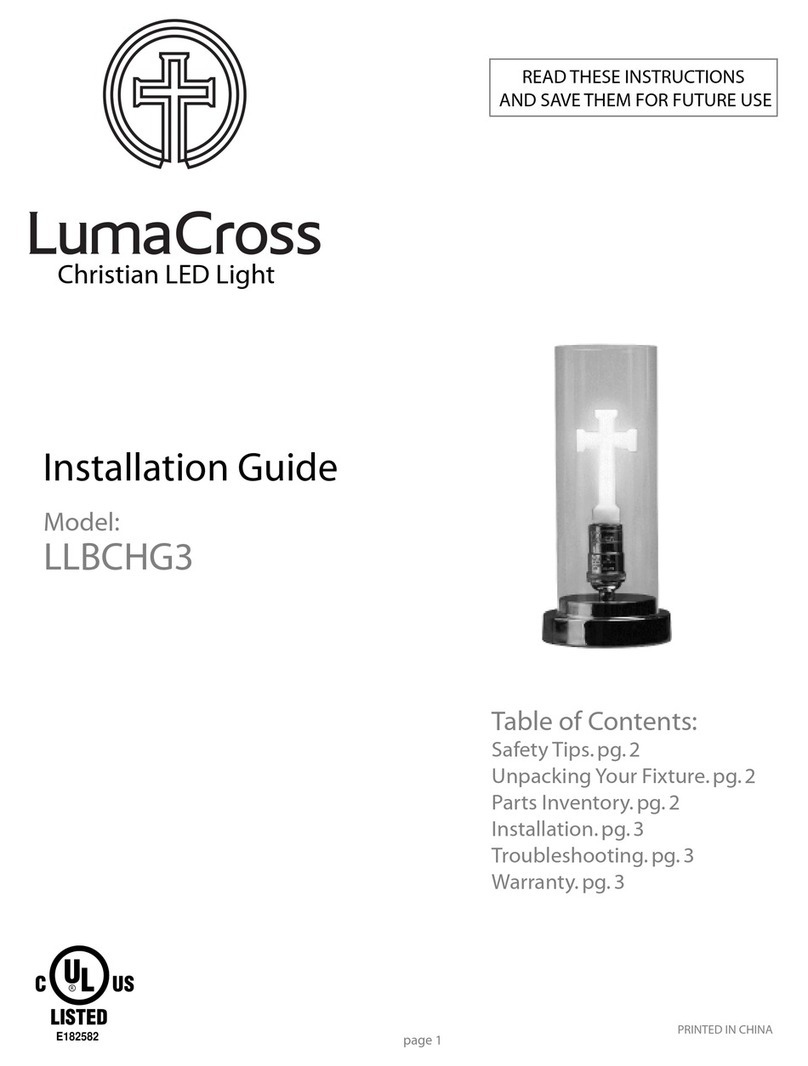 LumaCross LLBCHG3 installation guide