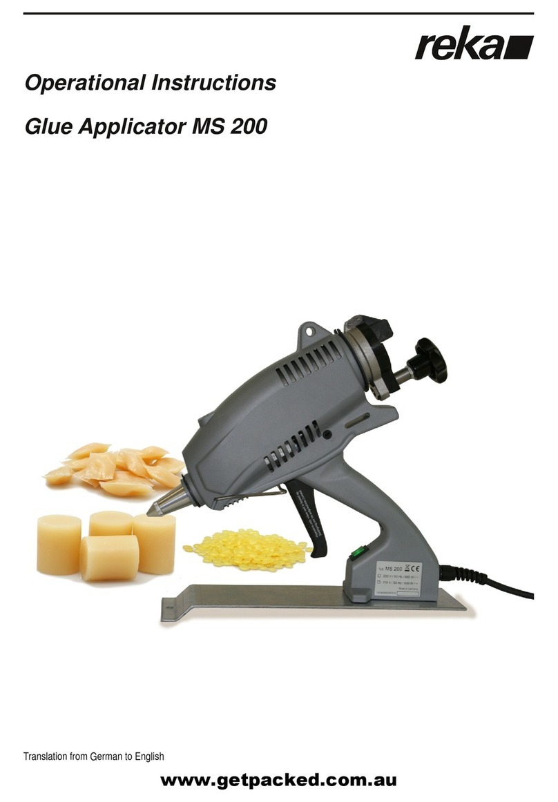 Reka MS 200 Operational instructions