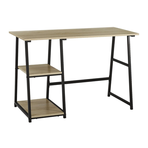 Studymate DYSON TRESTLE DESK SMDYSONOB User manual
