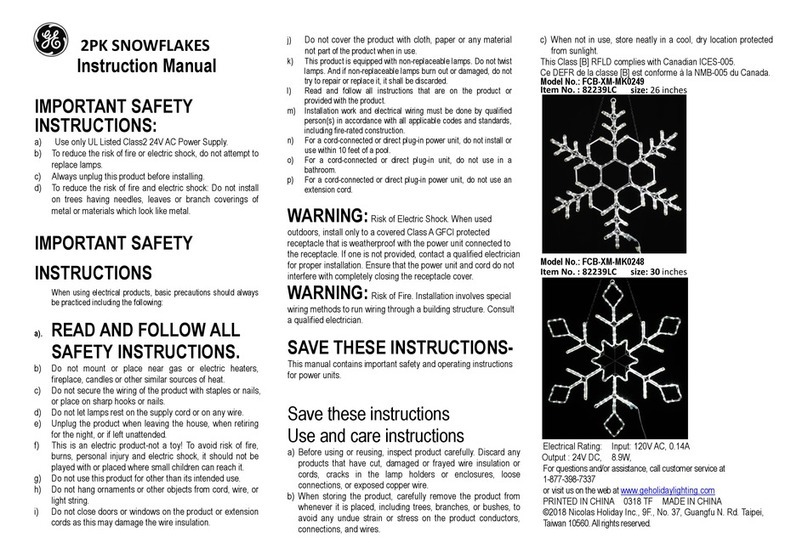 GE FCB-XM-MK0249 User manual