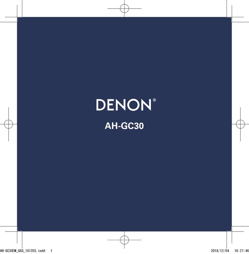 Denon AH-GC30 manual