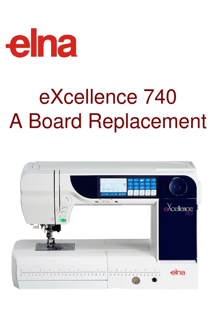 ELNA 740 EXCELLENCE - Operating and safety instructions