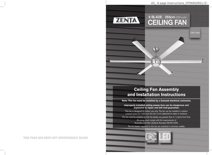 zenta CSF1060 Instruction manual