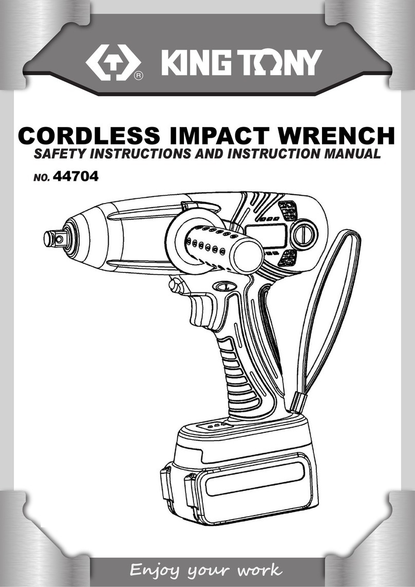 King Tony 44704 Safety instructions and instruction manual